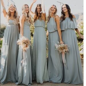 SMYM Hacienda maxi dress sage green XXS